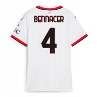 Camisa de Futebol AC Milan Ismael Bennacer #4 Equipamento Secundário Mulheres 2024-25 Manga Curta